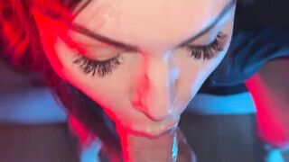 the tattoo master couldn't resist and gave deep into the mouth of his client - sexonl