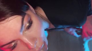 the tattoo master couldn't resist and gave deep into the mouth of his client - sexonl