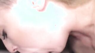 sexy teen sloan sucks my big dick for some cum