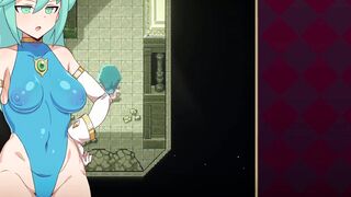 Mage Kanades Futanari Dungeon Quest [ Hentai Game ] Ep.1 Flying giant boobs invasion