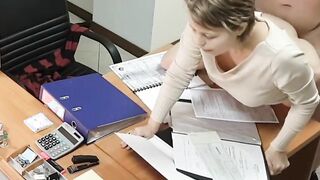 Hot Blonde Secretary Fucked By Boss In Office