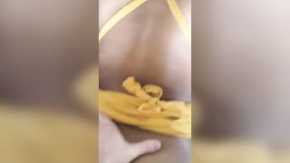 Big Tits Ebony Fucked by a White Cock