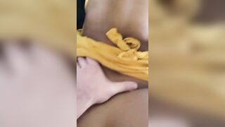 Big Tits Ebony Fucked by a White Cock