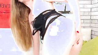 Cute Brunette Teen Loves Fingering