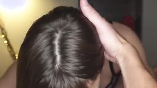 hot step sister finishes what she started with bro's dick 2