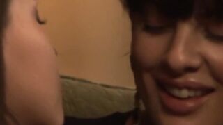 Big tits babe pussy licking petite bff
