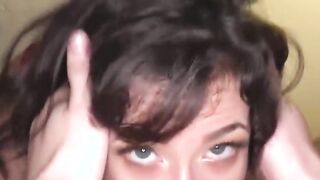 busty teen jackie ohh sucks big dick for a mouthful of cum