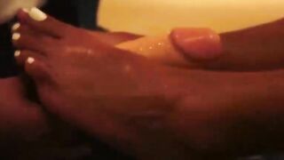 Footjob With My Servant
