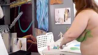 Chunky Art School Girl Chelsea Dagger Gets Filthy