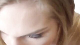 wants my big cock and cum all over her face