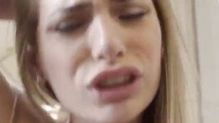wants my big cock and cum all over her face