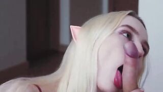Christmas Elf offers to Cum Inside Her as a Present