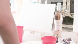 sexy teens team up to suck a huge cock