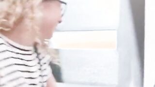 sexy teens team up to suck a huge cock