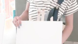 sexy teens team up to suck a huge cock
