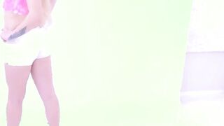 Gorgeous Blonde with long hair sucks big cock