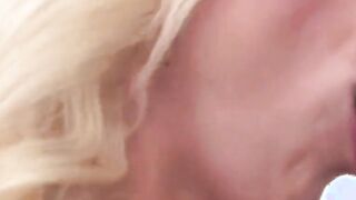 blonde wifey swings with black cock