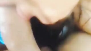 Gf sucking Big Cock