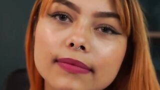 Red Head Hispanic has sex during her employment interview