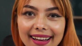 Red Head Hispanic has sex during her employment interview