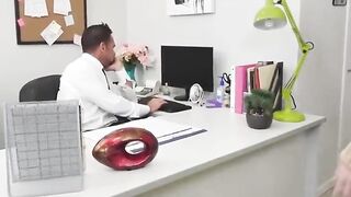 taking care of business to get her promotion