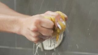 Perky Tit Dark Hair Has Insane Shower Sex With Thick Penis