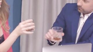 she's always dreamt of her boss's cock in her ass