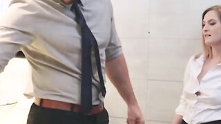 bathroom attendant kara lee rides duncan saint‘s and jmac‘s cocks
