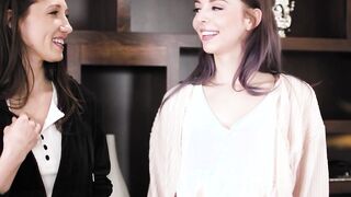 Bible camp teens on first lesbian date