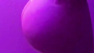 Sexy pawg creams on dick through neon bodysuit