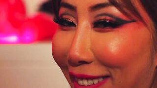 Shaved pussy Asian Goddess gets fucked by big dick 2