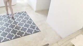 SPYFAM Step Bro Creeps On Tanning Step Sister