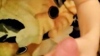 Blonde bimbo sucks me off with pleasure