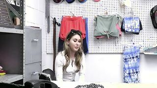 Curvy Shoplifter Paige Owens Needs A Lesson From Officer two