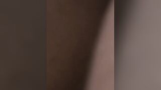 Ash gray haired TS gets analed in kitchen