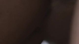 Ash gray haired TS gets analed in kitchen
