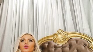 Cute Blonde Sex Toys Her Pussy
