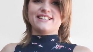 cute teen scarlett fever enjoys getting fucked by huge cock