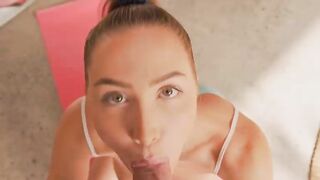 YOGA Instructor FUCK me and CUM in my Mouth