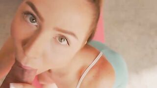 YOGA Instructor FUCK me and CUM in my Mouth