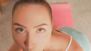 YOGA Instructor FUCK me and CUM in my Mouth