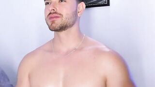 First Ever American Muscle masturbating Part 2