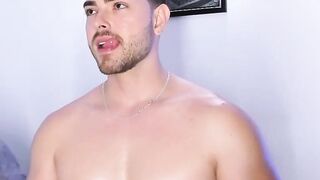 First Ever American Muscle masturbating Part 2