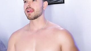 First Ever American Muscle masturbating Part 2