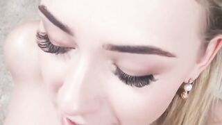 Blonde gets her snatch shafted hard in POV