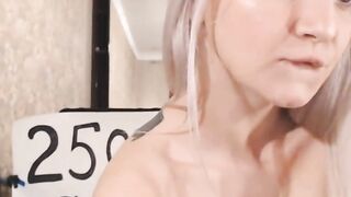 Blonde Bombshell Does a Wild Masturbation