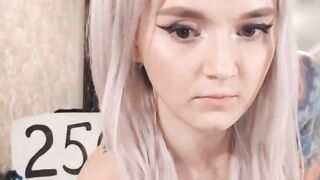 Blonde Bombshell Does a Wild Masturbation