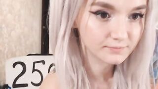 Blonde Bombshell Does a Wild Masturbation