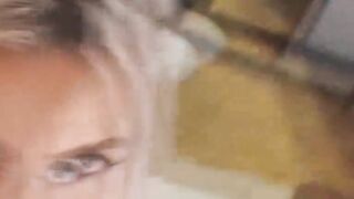 Blonde Bombshell Does a Wild Masturbation