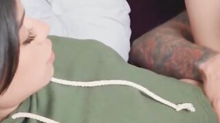 big tit skinny savannah sixx gets stretched out by inked